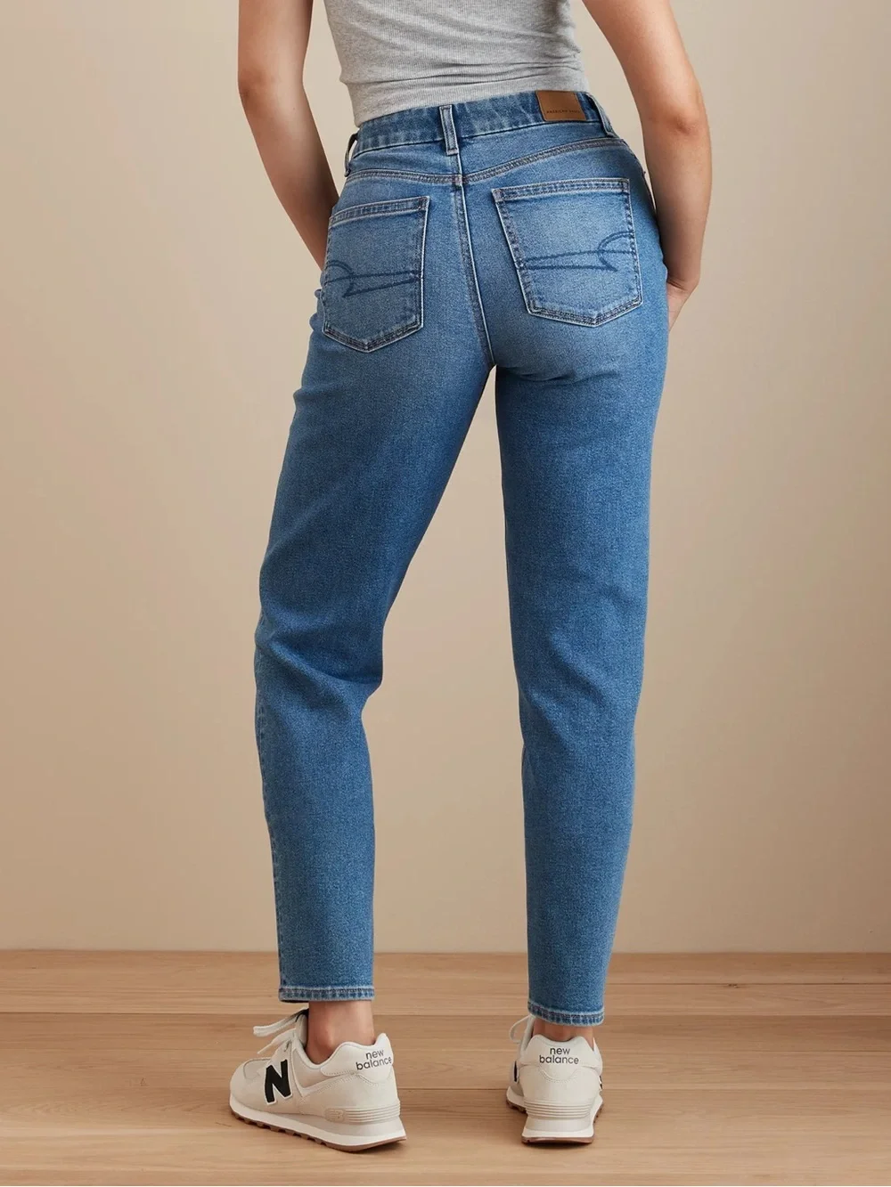 American Eagle Curvy Mom Jeans Straight Leg Plus Size 20 Short | NWOT